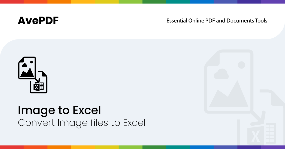 PDF To Excel Convert PDF To XLSX Free Online AvePDF