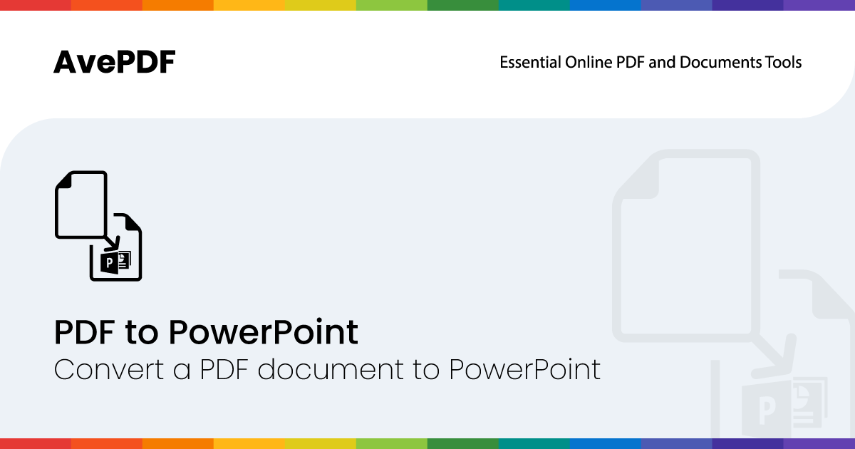 PDF To Powerpoint Convert PDF To PPTX Free Online AvePDF